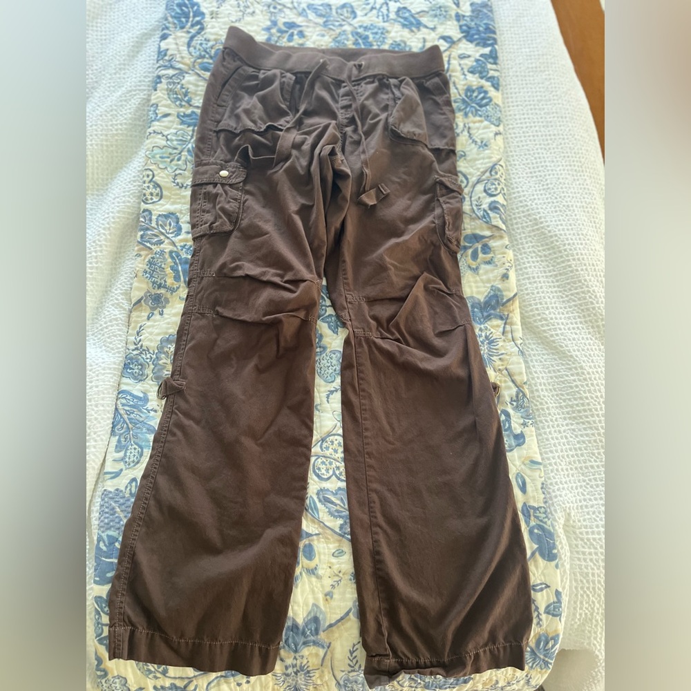 Old Navy Brown Drawstring Cargo Joggers